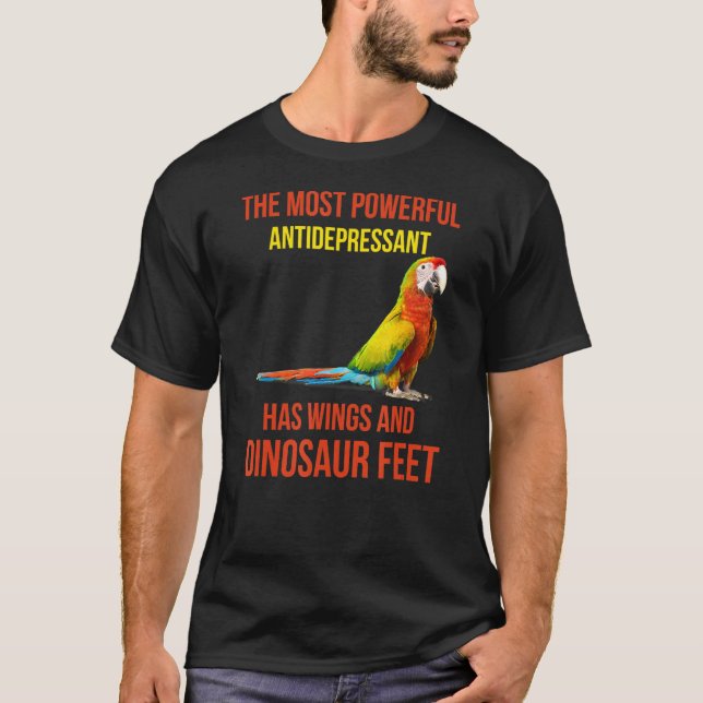 T-shirt Citation de perroquet (Devant)