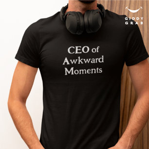 T-shirt Citation de personnage drôle PDG de Moments Awkwar