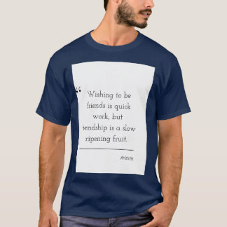 T-shirt Citation de philosophie Aristote 4