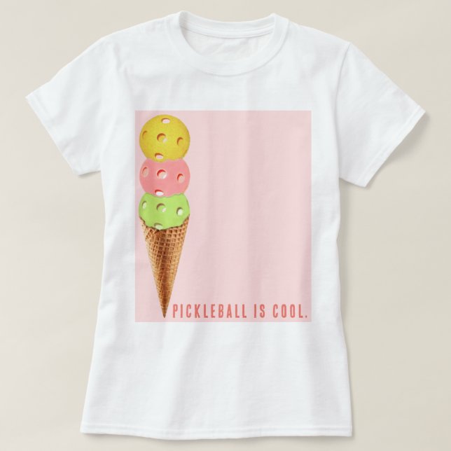 T-shirt Citation de pickleball (Design devant)