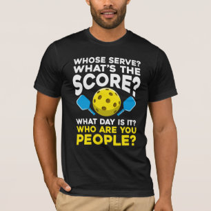 T-shirt Citation de Pickleball hilarant Athlètes Sport Hu