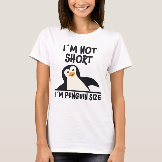 T-shirt Citation de pingouin amusant Conception de petits  (Devant)