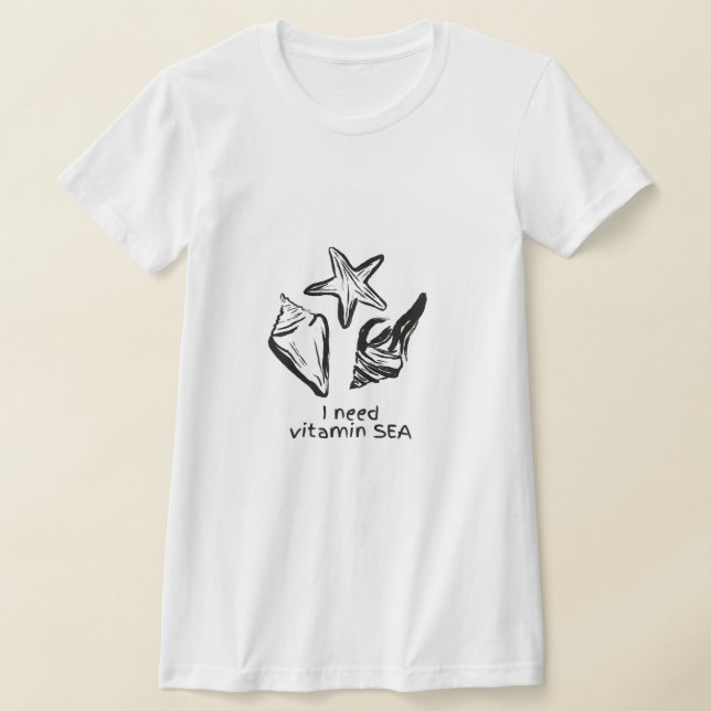 T-Shirt Citation de Plage  (Poser)