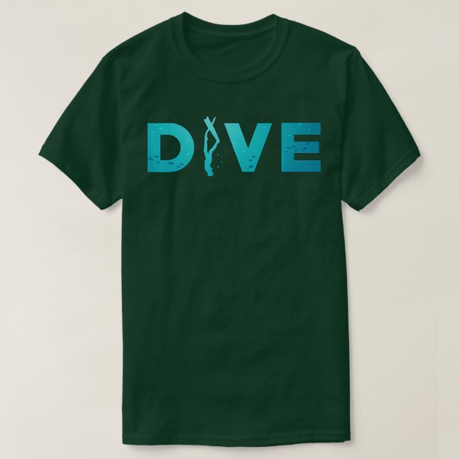 T-shirt Citation de plongée Freedive SpearFishing Apnea Ap (Design devant)