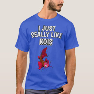 T-shirt Citation De Poisson J'Aimerais Vraiment Les Vêteme