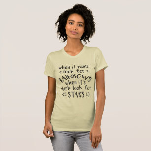 T-Shirt Citation de Positivité Féminine Cherchez l
