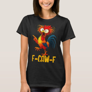 T-shirt Citation de poulet drôle F-caw-f Kaw Meme F Caw F 