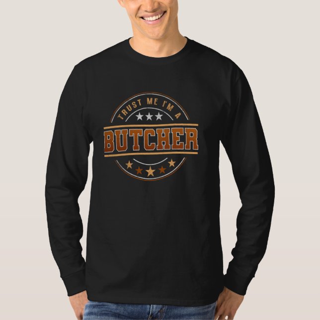 T-shirt Citation De Profession Drôle Je Suis Boucher (Devant)