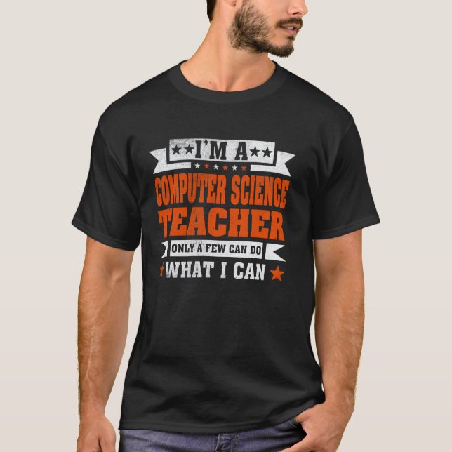 T-shirt Citation de profession drôle Je suis un professeur (Devant)