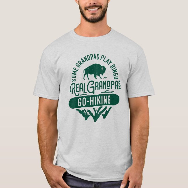 T-shirt Citation de Randonnée amusante pour grand-père et  (Devant)