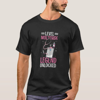 T-shirt Citation de réceptionniste clinique pour une clini