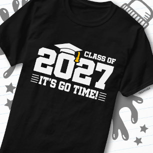 T-shirt Citation de remise des diplômes Go Time Promotion
