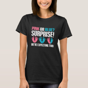 T-shirt Citation de révélation de genre double pour une ré