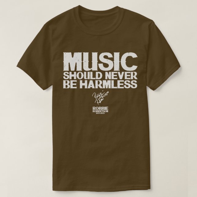 T-shirt Citation de Robbie Robertson (Design devant)