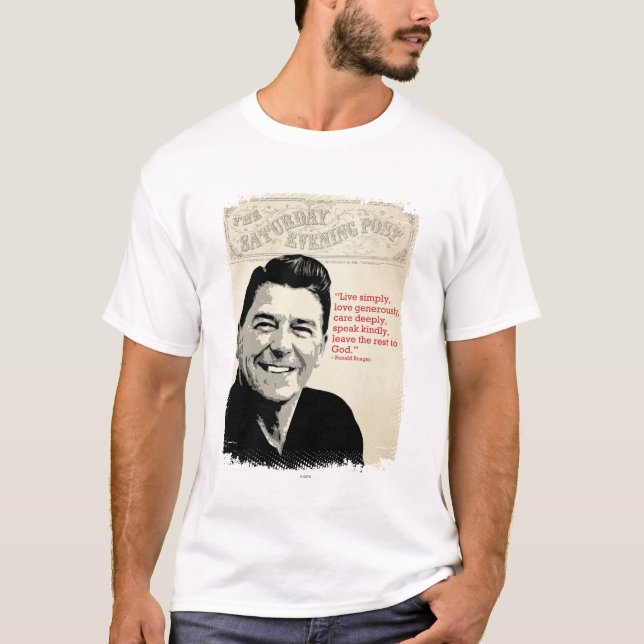 T-shirt Citation de Ronald Reagan (Devant)