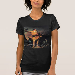 T-shirt Citation de sagesse "Allez-y" de Davy Crocket