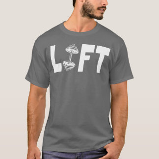 T-shirt Citation de salle de sport de levage de haltères
