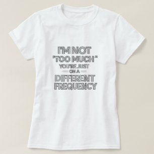 T-shirt Citation de sarcasme neurodivergent drôle – Minima