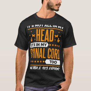 T-shirt Citation De Sclérose Pour Mme Sclerosis Sensibilis