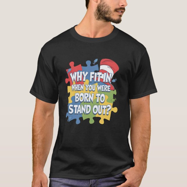 T-shirt Citation de sensibilisation à l'autisme (Devant)