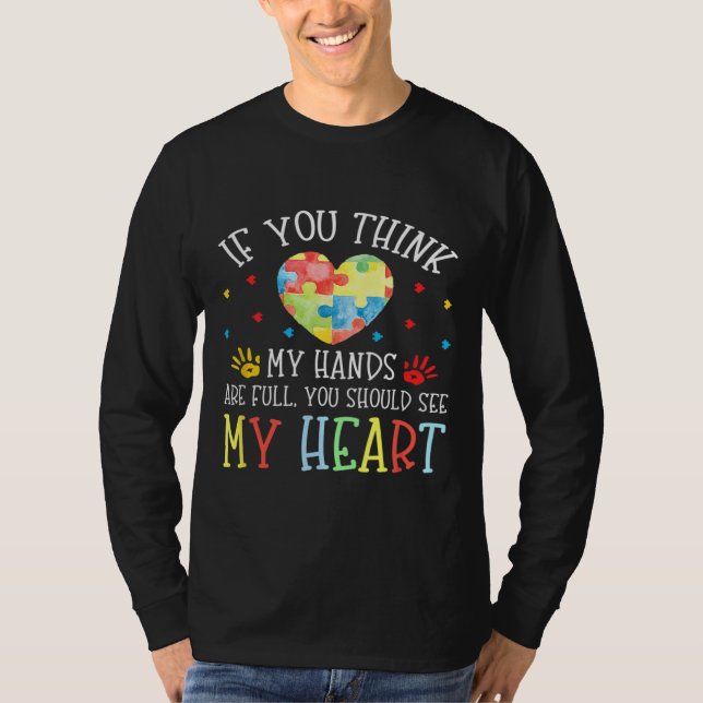 T-shirt Citation De sensibilisation sur l'autisme Si Vous  (Devant)
