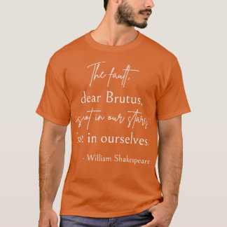 T-shirt Citation de Shakespeare Julius Caesar II