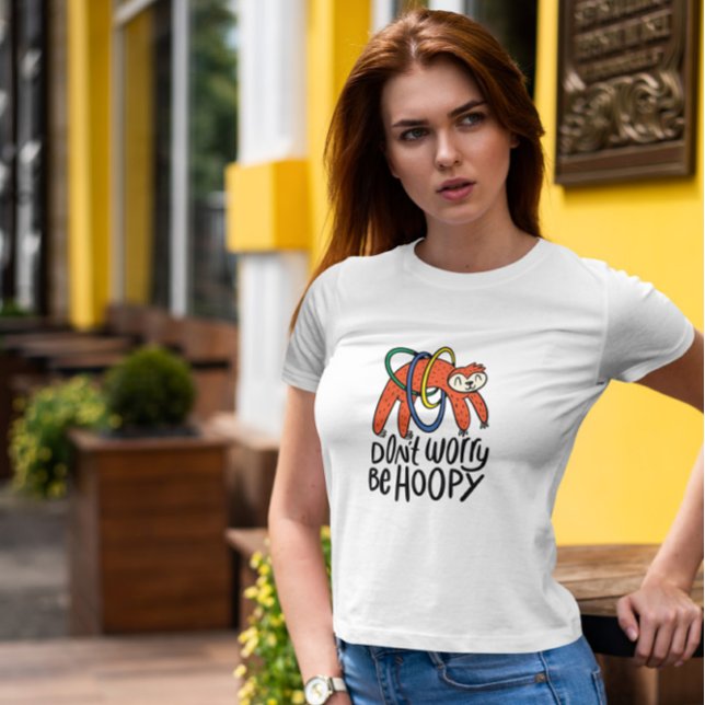 T-shirt Citation de Sloth Hula Hooping (Créateur téléchargé)