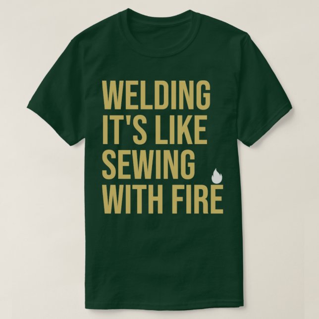 T-shirt Citation de soudure Souder son semblable couture a (Design devant)