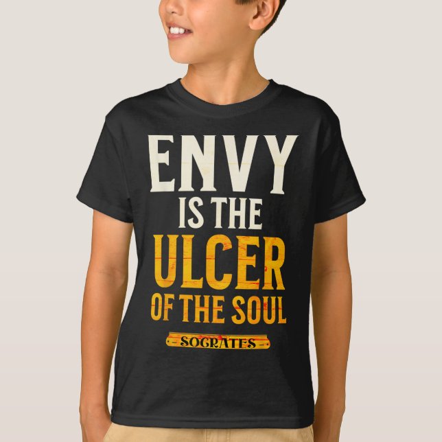 T-shirt Citation de stoïcisme motivationnel Socrate Philos (Devant)