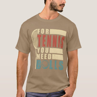 T-shirt Citation de tennis drôle