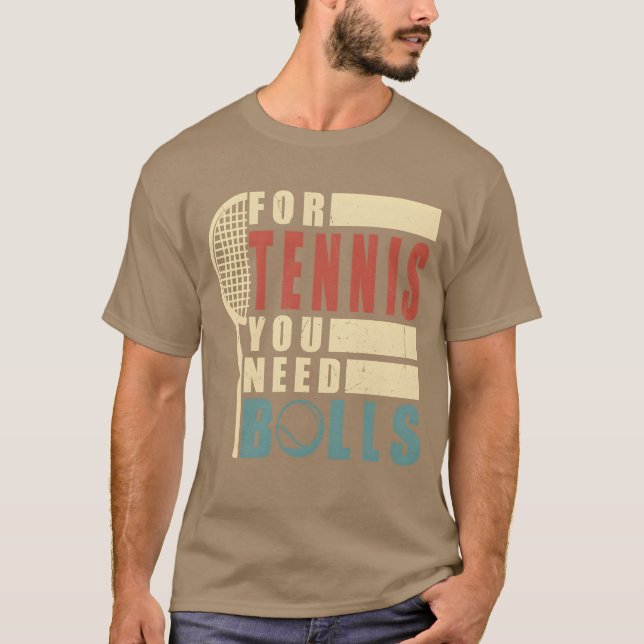 T-shirt Citation de tennis drôle (Devant)