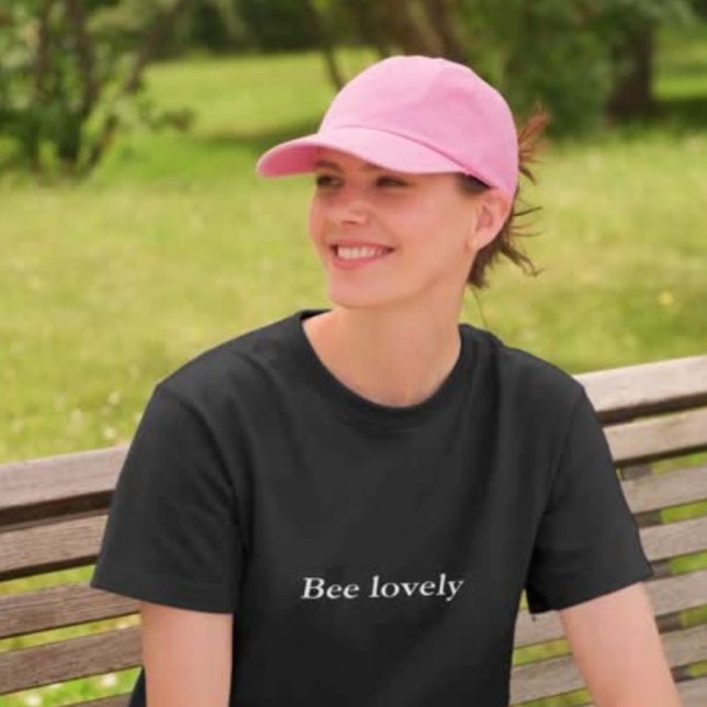 T-shirt citation de tenue esthétique Bee nice (Créateur téléchargé)