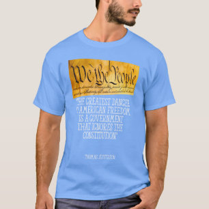 T-shirt Citation de Thomas Jefferson Amérique Liberté amis