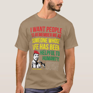 T-shirt Citation de THOMAS SANKARA famille
