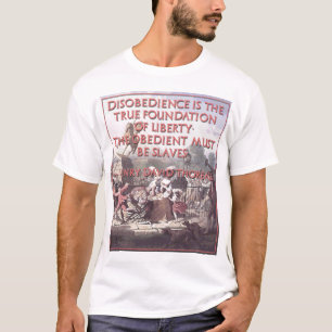 T-shirt Citation de Thoreau sur la désobéissance civile