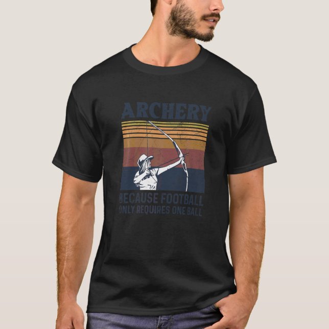 T-shirt Citation De Tir De Bow Pour Un Archer De Bow (Devant)