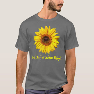 T-shirt Citation de tournesol pour femmes 