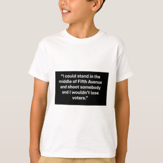 T-shirt Citation de Trump 5th Avenue