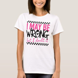 T-shirt Citation de typographie de bureau amusante 
