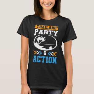 T-shirt Citation de vacances de l'équipe d'action du Parti