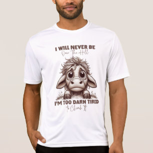 T-shirt Citation De Vache Don Je Ne Serai Jamais Au-Dessus