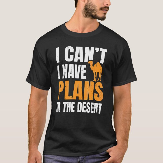 T-shirt Citation De Ventilateur De Camel Pour Un Dromedale (Devant)
