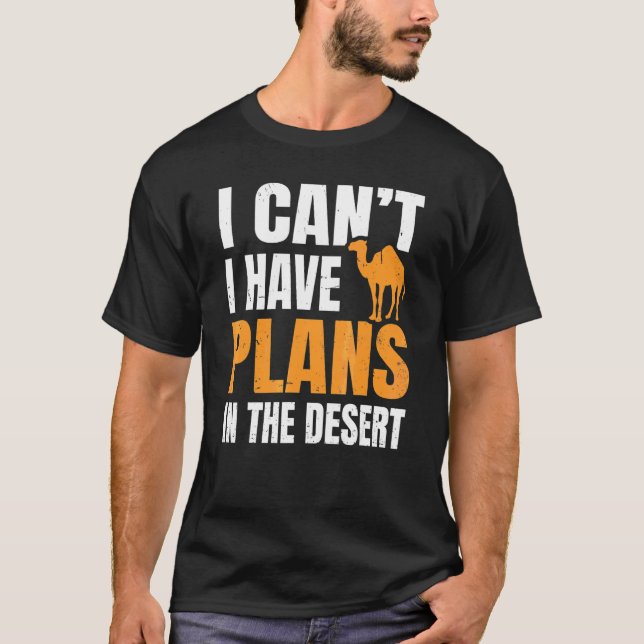 T-shirt Citation De Ventilateur De Camel Pour Un Dromedale (Devant)