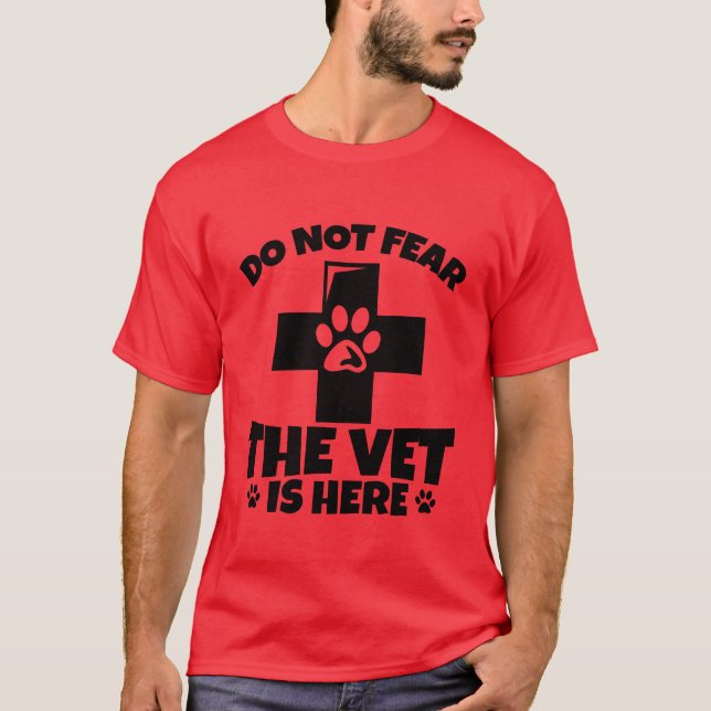 T-shirt Citation de vétérinaire vintage (Devant)