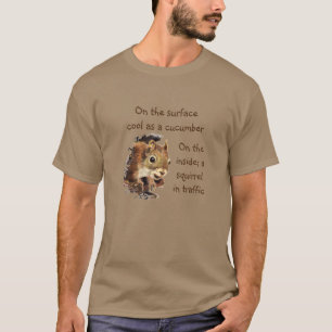 T-shirt Citation de vie amusante Cool de surface dans l'éc