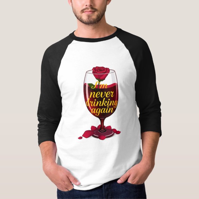 T-shirt Citation de vin (Devant)