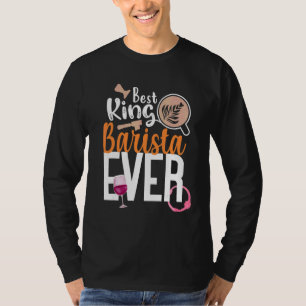 T-shirt Citation de vin de café Barista Cool Coffee Wine 5
