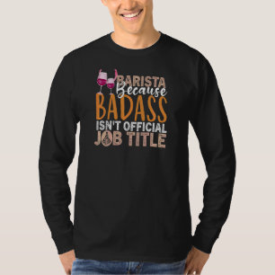 T-shirt Citation de vin de café pour femmes Barista Cool C