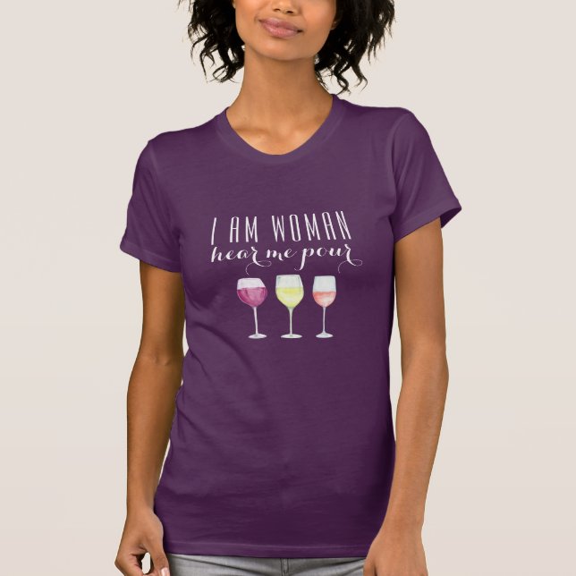 T-shirt Citation de vin drôle Mode femme (Devant)