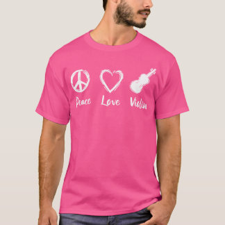 T-shirt Citation de violon vintage